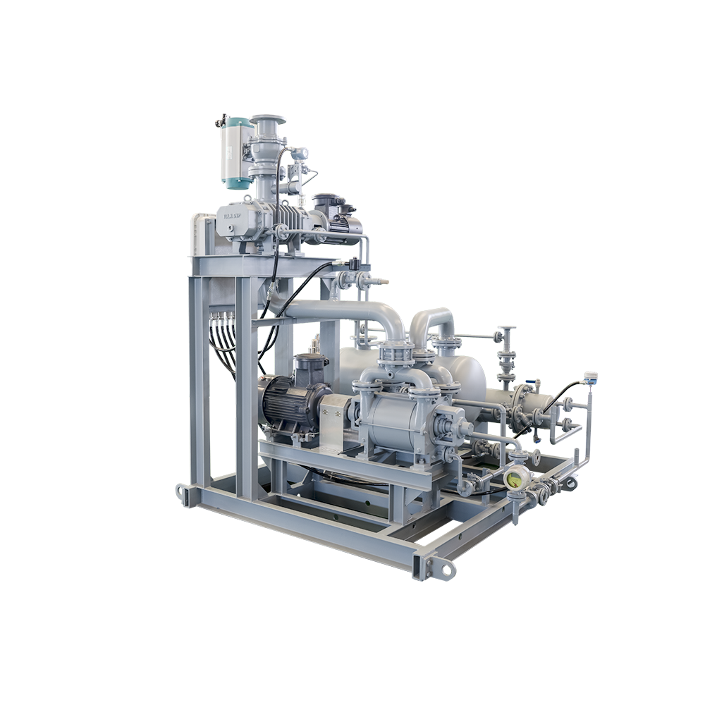 Liquid-ring Roots Vacuum Unit